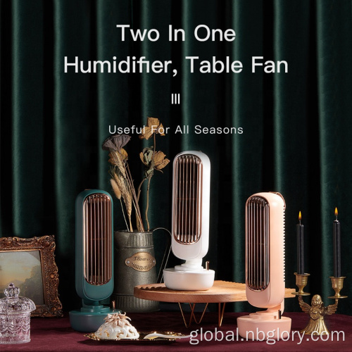 Humidifier Fan Newest usb electric fan humidifying mist usb humidifier fan 2 in1desk decoration for home office babyroom with CE ROHS FCC Manufactory